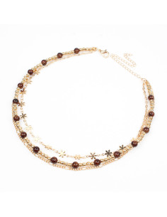 Collar Combinado Shattered Flowers