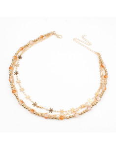 Collar Combinado Shattered Flowers