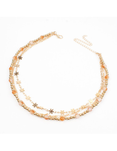 Collar Combinado Shattered Flowers