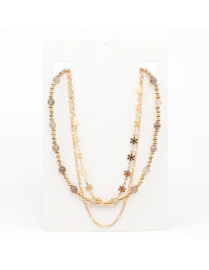 Collar Combinado Shattered Flowers