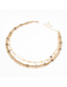 Collar Combinado Shattered Flowers