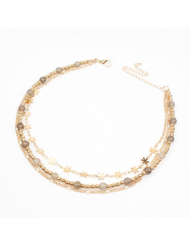 Collar Combinado Shattered Flowers
