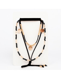 Set de Collares Colored Suede