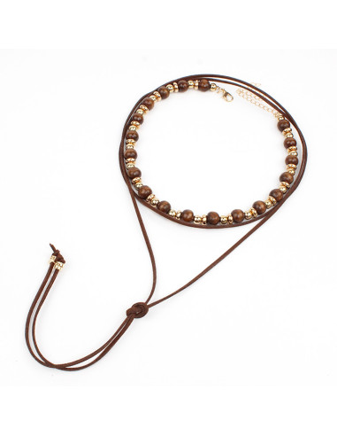 Set de Collares Colored Wood