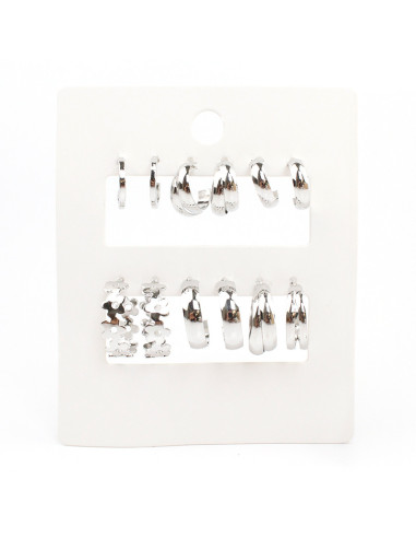 Set x6 Mix Silver Curves | Venta mayorista – Infinita