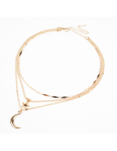 Collar Star Moon Gold | Venta mayorista – Infinita