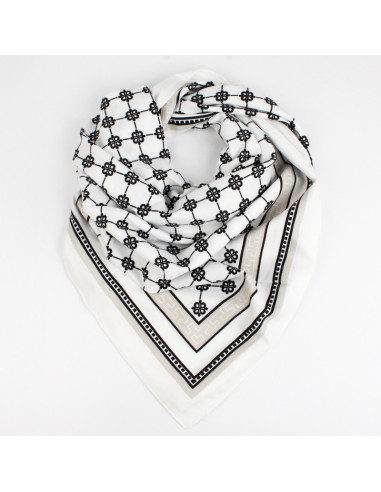 Pañuelo XXL Trendy & Classic White| Venta mayorista – Infinita