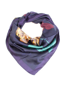 Pañuelo XXL Flower Forests Violet | Venta mayorista – Infinita