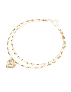 Collar Golden Hearts | Venta mayorista – Infinita
