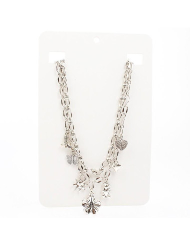 Collar Mulcharms Silver Cute | Venta mayorista – Infinita