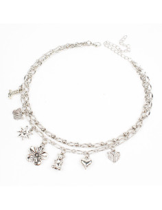 Collar Mulcharms Silver Cute | Venta mayorista – Infinita