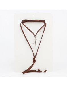Collar de Gamuza Silver Star
