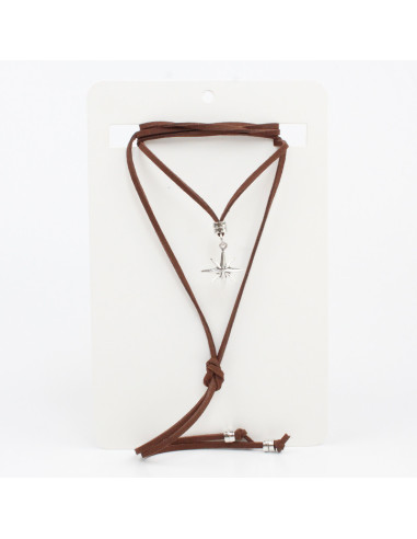Collar de Gamuza Silver Star