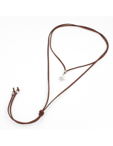Collar de Gamuza Silver Star