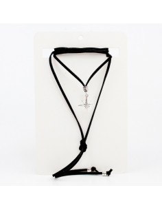 Collar de Gamuza Silver Star