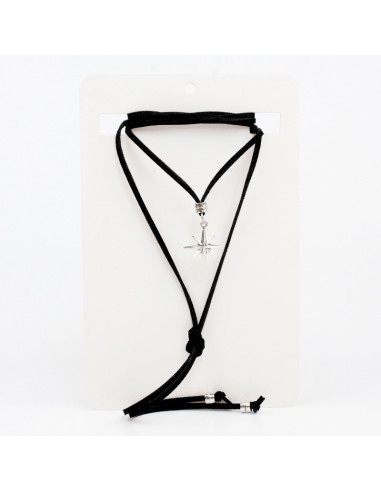 Collar de Gamuza Silver Star