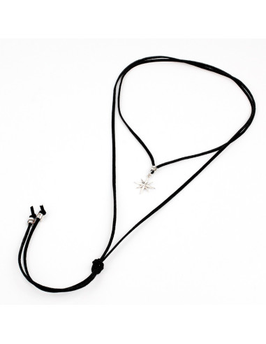 Collar de Gamuza Silver Star