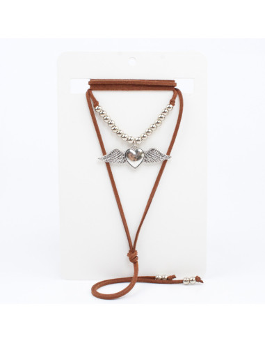 Collar Wings Heart | Venta mayorista – Infinita