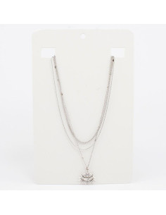 Collar de Cadenas Silver Eye