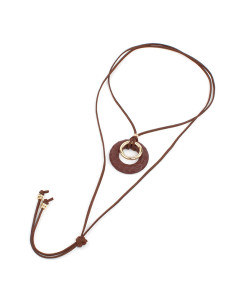 Collar de Gamuza Textured Wheel