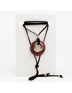 Collar de Gamuza Textured Wheel