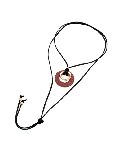 Collar de Gamuza Textured Wheel