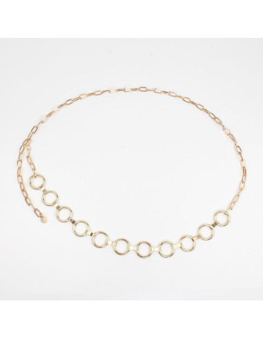 Cinturón de Cadena Gold Circle