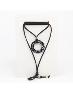 Collar de Gamuza Duo Color