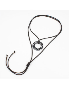 Collar de Gamuza Duo Color