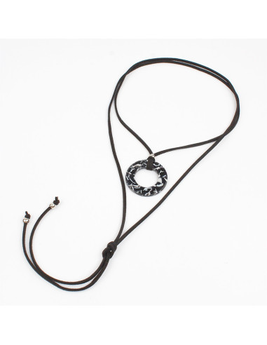 Collar de Gamuza Duo Color