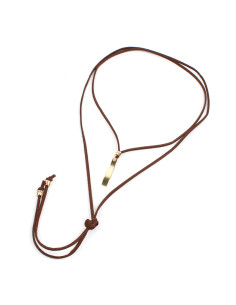 Collar de Gamuza Gold Wave