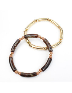 Set de Pulseras Marbled Palette