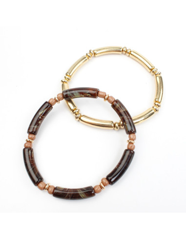 Set de Pulseras Marbled Palette