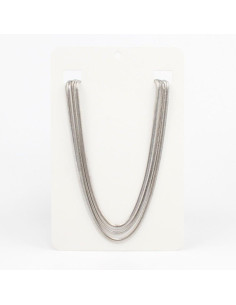 Collar de Cadenas Essential Silver