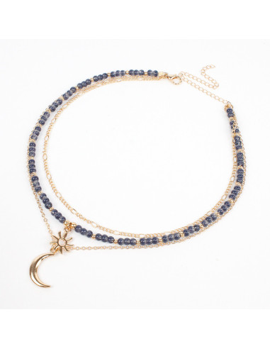 Collar Combinado Moon & Sun