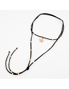 Collar de Gamuza Star Cubes