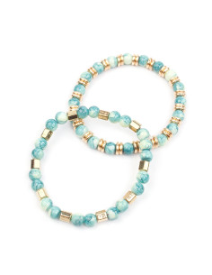 Set de Pulseras Marbled Colors