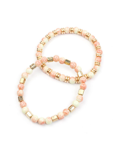 Set de Pulseras Marbled Colors