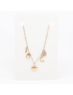 Collar Multicharms Cute Golden