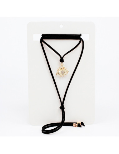 Collar de Gamuza Golden Look