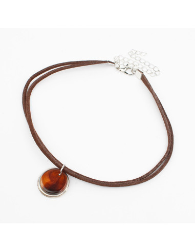 Choker de Gamuzas Caramel Coin