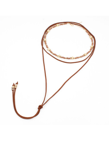 Set de Collares Colored Stars Suede