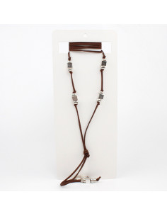 Collar Corbatero de Gamuza