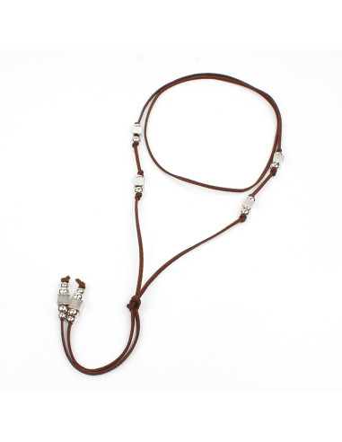 Collar Corbatero de Gamuza