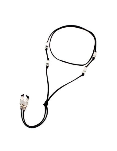 Collar Corbatero de Gamuza