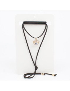 Collar de Gamuza Shiny Eye