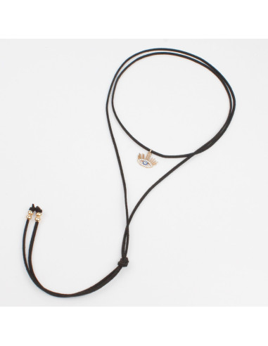 Collar de Gamuza Shiny Eye