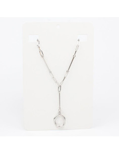 Collar de Cadena Organic Silver