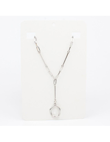 Collar de Cadena Organic Silver