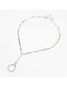 Collar de Cadena Organic Silver